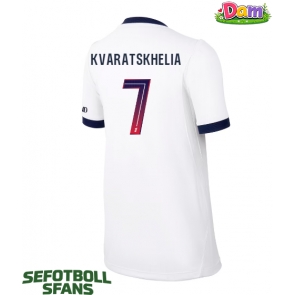Paris Saint-Germain Khvicha Kvaratskhelia #7 Bortatröja Kvinnor 2026-27 Kortärmad